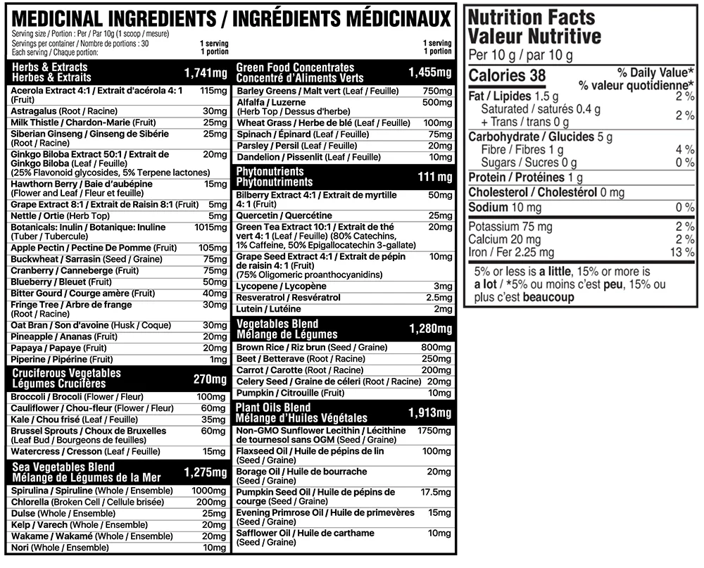 Superfoods plus Greens