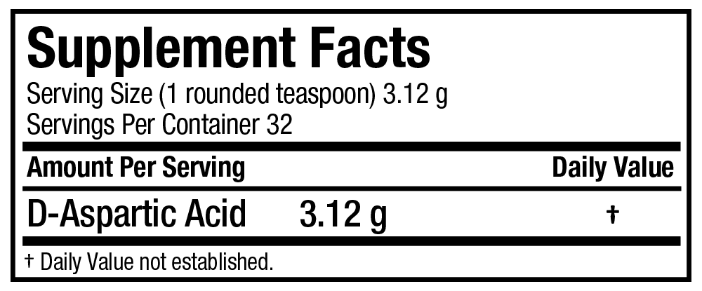Allmax D-Aspartic Acid